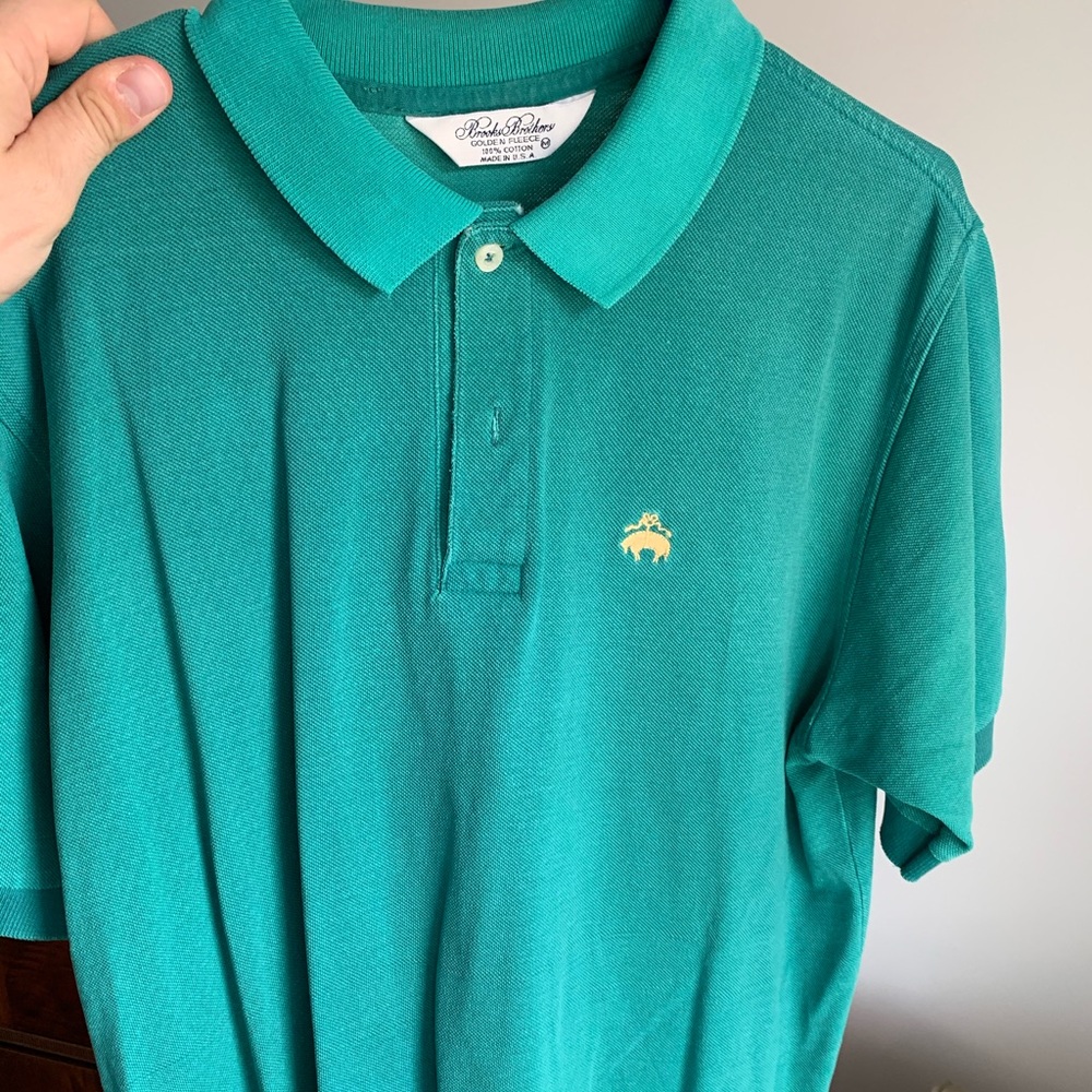 Brooks Brothers men’s teal polo